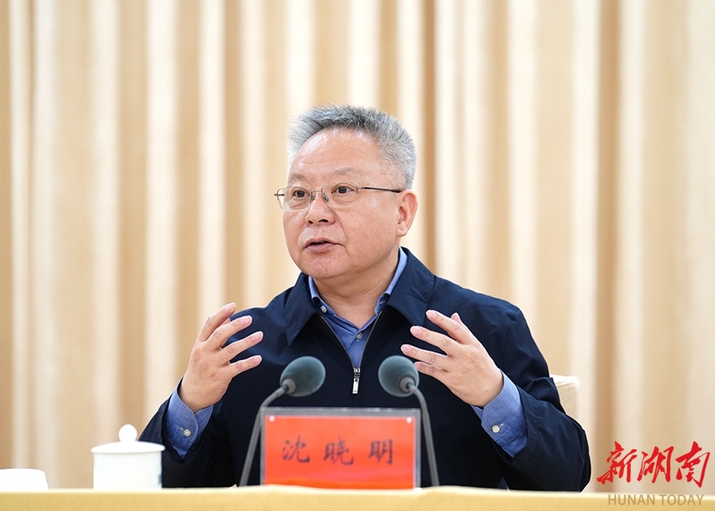 沈晓明调研娄底经济社会发展情况(图3)